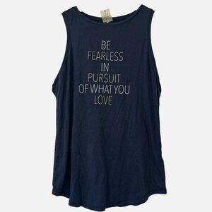 Calia XS Navy Blue Sleeveless Sport Athleisurewear FEARLESS Athletic Tank Top